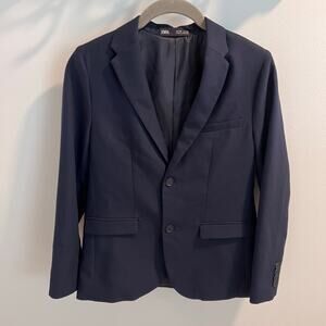 Zara Navy Blue Boys Blazer Size 10 CM140
